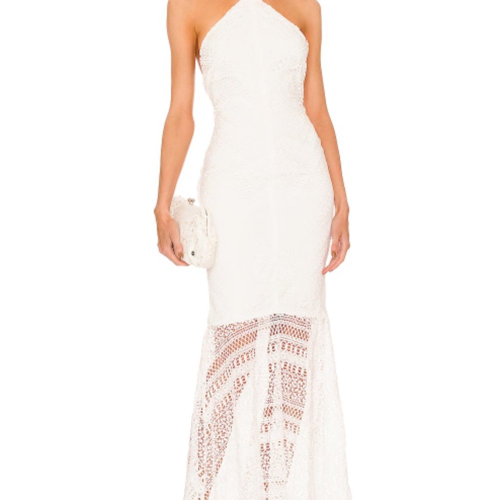 Michael Costello x REVOLVE Renata Maxi Dress in White